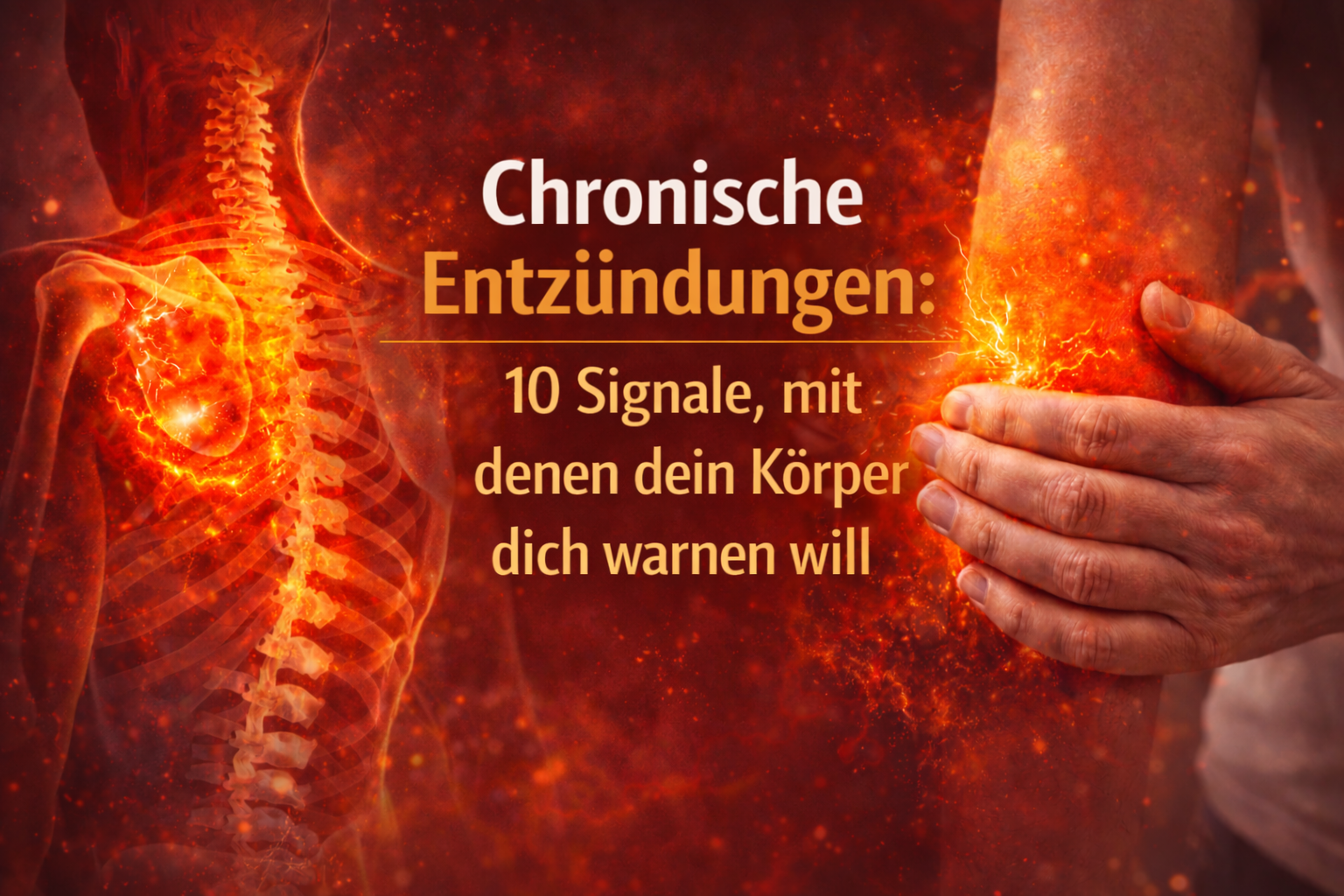 Chronische Entzündungen: 10 Signale, mit denen dein Körper dich warnen will