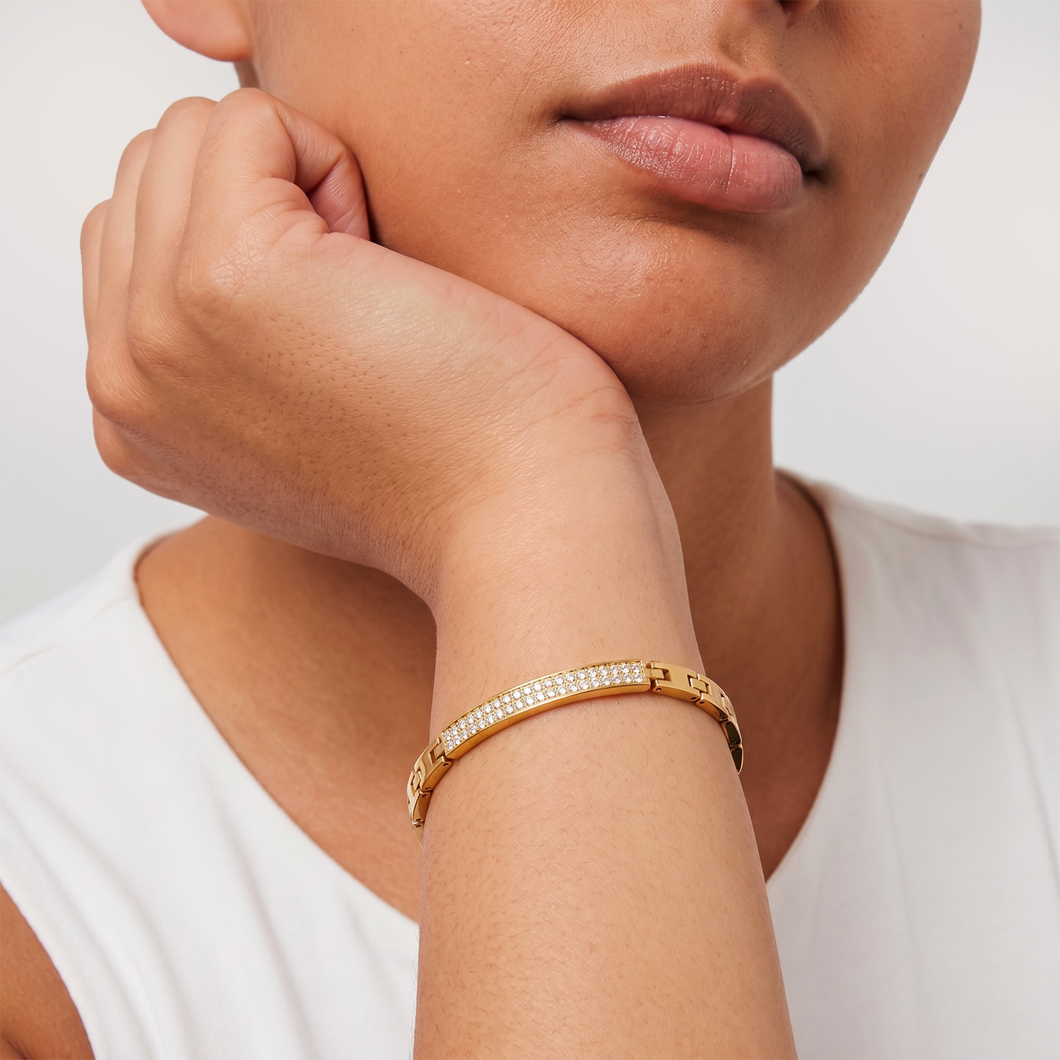 Luxus GOLD Armband für die Gesundheit – Maximales Wohlbefinden